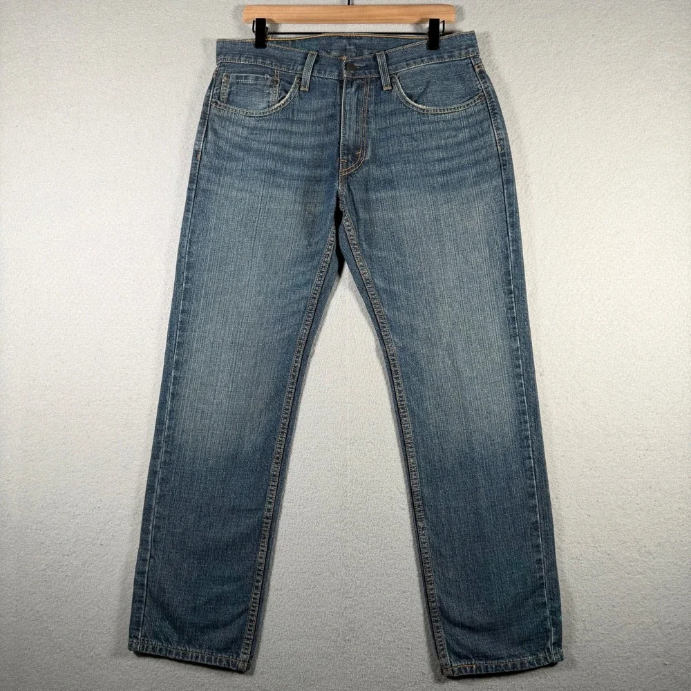 Levis 559 Relaxed Straight Jeans Mens 32x30 Blue Medium Wash Denim 100% Cotton